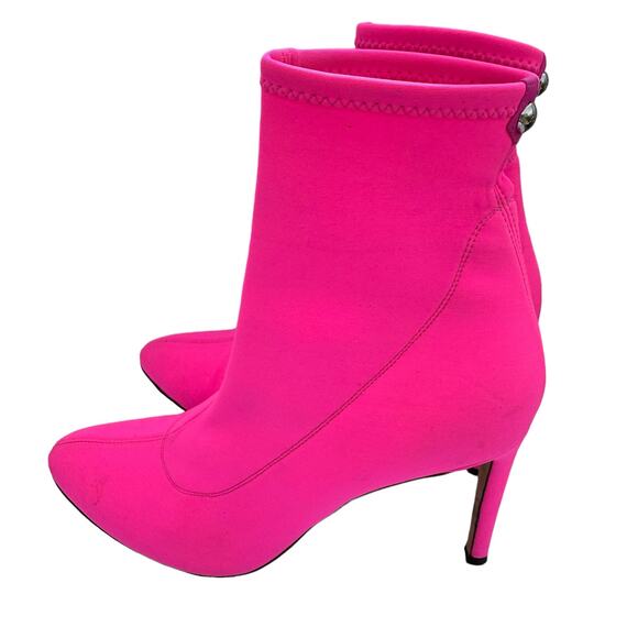 Giuseppe Zanotti Pink Stretch Sock Booties 39 4" Heel - Picture 11 of 15